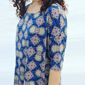 Rare Print LulaRoe Irma Top NWOT